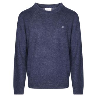 Sun 68 Maglia in Alpaca - Knitwear - Hombre - Azul - M
