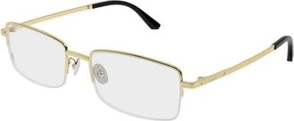 Cartier Glasses - Heren - Brillen - Geel - 56 MM - Accessoires
