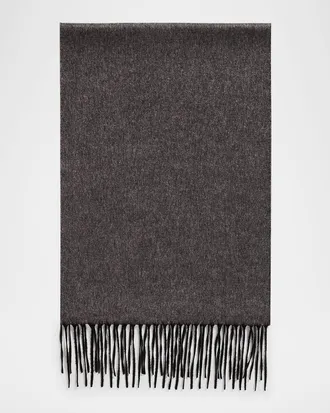 PIACENZA 1733 Men & apos;s Two-Tone Cashmere-Silk Scarf