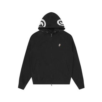 Icecream Zip-throughs, male, Black, Size: XS Smiley Zip Through Hoodie