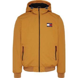 Tommy Jeans TJM Padded Nylon Jacket - Heren - Zomerjassen - Bruin - 2XL - Nylon - Jassen