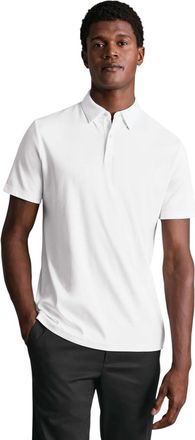 CHARLES TYRWHITT Plain Short Sleeve Jersey Polo in White at Nordstrom, Size Xx-Large