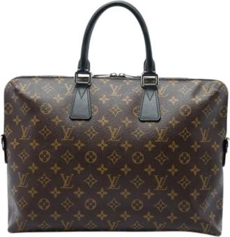 Louis Vuitton Pre-owned Porte Documents Jour - - Pre-owned - Uomo - Marrone - ONE SIZE
