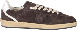 Philippe Model Brown PGAL Low Calf Leather Low-Top Sneakers