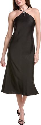 Adrianna Papell Solid Sleeveless Midi Dress