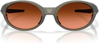 Oakley Eye Jacket Redux 58mm Rectangle Sunglasses in Matte Olive Ink/prizm Bronze at Nordstrom