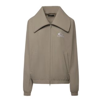 Balenciaga Light Jackets, female, Brown, Size: S Light Jackets