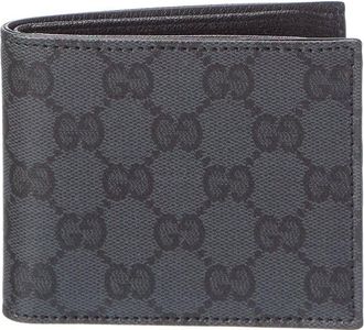 Gucci Essence Classic Gg Coated Canvas Bifold Wallet
