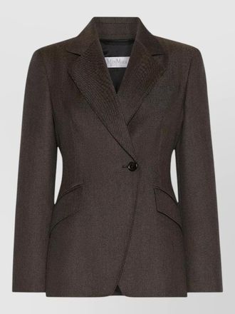 Max Mara wool slim-fit double-breasted blazer