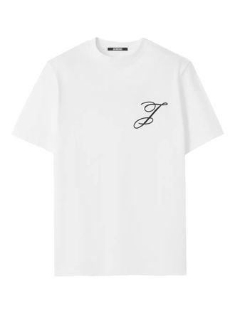 Jacquemus logo-embroidered T-shirt - unisex - Cotton - S - White