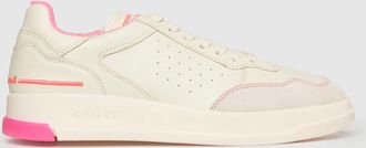 Ghōud Venice Baskets Tweener Low Wom Fluo Leat Cream Fuchsia