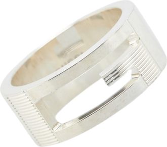 Gucci Silver 925 Band Ring (Pre-Owned)