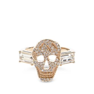 Alexander McQueen Pav&eacute; Skull Ring