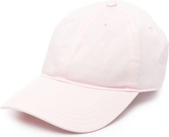 Lacoste appliqu&eacute;-logo twill cap - unisex - Cotton - One Size - Pink
