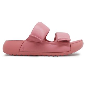 Ecco Ecco Cozmo PF 206663 Leather Womens Slides Sandals - Old Rose - Size:UK 8-8.5