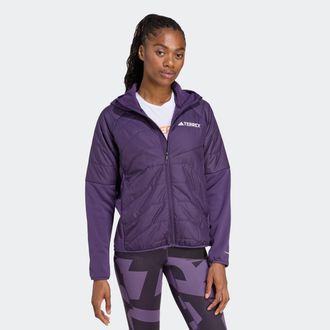 ADIDAS TERREX Outdoorjacke ADIDAS TERREX W MULTI HYB JKT, Damen, Gr. XS, aurora plum, Obermaterial: 100% Polyester, normal, Jacken Outdoorjacke