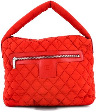 Chanel Coco Cocoon gewatteerde nylon medium tas - Rood