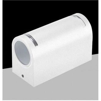 Trade Shop Trade Shop - Applique Esterno Per Parete Facciate Giardino Lampada Up&down Gu10 Ip54 Gn-wl062 - Blanco