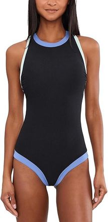 Beach Riot Steph One Piece Womens Swimsuits One Piece Sapphire Sea Colorblock : MD, Polyester/Spandex