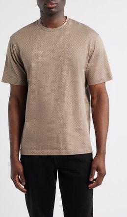 Emporio Armani Geo Print Cotton Graphic T-Shirt in Brown at Nordstrom, Size Xx-Large