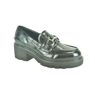 Nero Giardini Lace Moccassin DZ 4cm - Dames - Schoenen - Zwart - Maat: 37 EU
