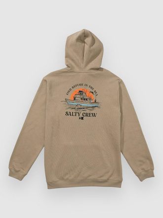 Salty Crew Day Charter Hoodie grau