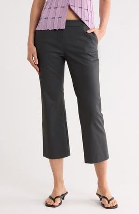 Lafayette 148 New York Manhattan Ankle Flare Leg Pants in Eclipse at Nordstrom Rack