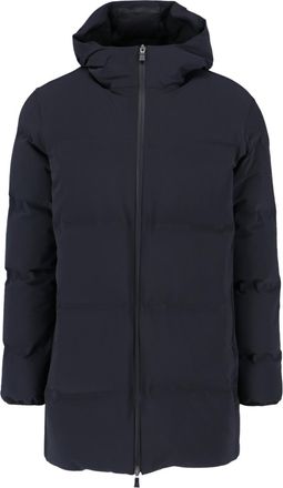 Herno Black Chelsea Nylon Quilted Hooded Down Jacket