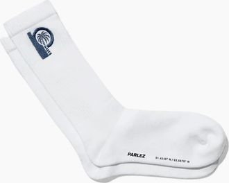 Parlez Clothing Mens Parlez Ultra Sock White - Size: 4/2.5/3/3.5/5/4.5/10.5/12/13/8.5/14.5/13.5/12.5/11.5/11/10/16/15.5/9/9.5/15/14/5.5/6/6.5/7/8/7.5