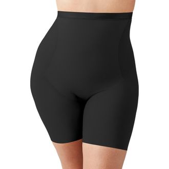 Wacoal Shape Revelation Hourglass High Waist Thigh Shaping Shorts in Black at Nordstrom Rack, Size Xx-Large