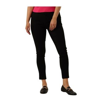 Minus Broeken, Dames, Zwart, S, Carma Pants 7/8 Zwart