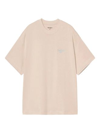 Carhartt Work in Progress Signature Script T-Shirt - men - Organic Cotton - S - Neutrals