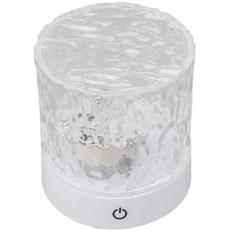 Trade Shop Trade Shop Traesio - Trade Shop - Lampada Por Tavolo En Oceanic Cristall Abs Usb A 16 Colori Sala Giochi Pranz