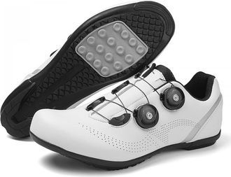 Generic Cycling Shoes Mens Womens- Lightweight, Breathable Comfort Bicycle Sneaker with Spin Shoelaces Non-Slip Sole Sports Bike Shoes Road Bike Breathable Mo