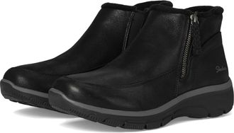Skechers Womens Easy Going-Into Fall Ankle Boot, Black, 7 UK
