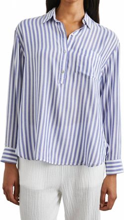 Rails Elle Shirt In Blue White Stripe