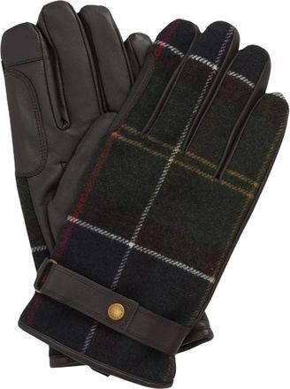 Barbour Accessoires, Heren, Groen, L, Wol, Newbrough Tartan Handschoenen