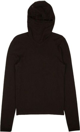 Bottega Veneta Black Cashmere Mens Hoodie