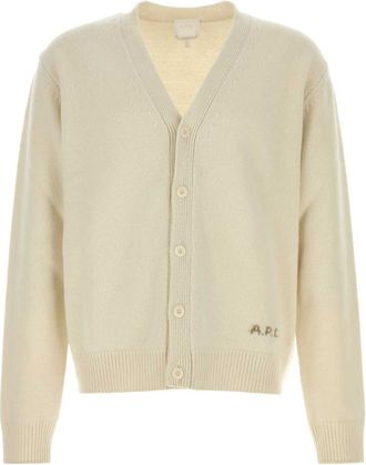 A.P.C. Beige Regular Cardigans