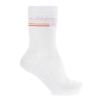 Casablanca Socks, male, White, Size: S Socks with Logo