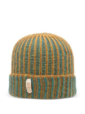 Nick Fouquet ribbed beanie hat - women - Alpaca - One Size - Yellow