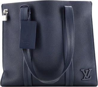 Louis Vuitton Aerogram Takeoff Leather tote bag - Blauw