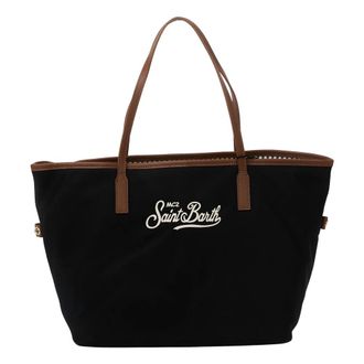 MC2 Saint Barth City Bag - Dames - Tassen - Zwart - Maat: ONE Size Nylon