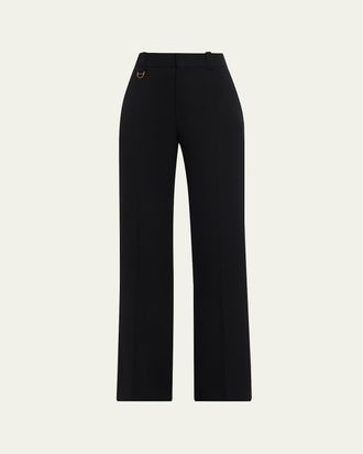 Chlo&eacute; Tailored Stretch Wool Trousers
