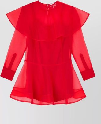 Ganni organza mini dress