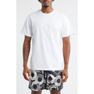 Billionaire Boys Club Helmet Head Cotton Graphic T-Shirt in White at Nordstrom Rack, Size Xx-Large