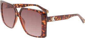 Calvin Klein Jeans CKJ22607S 240 Mens Sunglasses Tortoiseshell Size 56