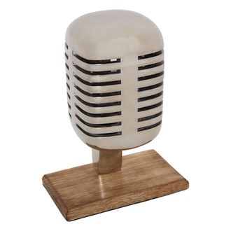 Atmosphera Miniatura Decorativa Johan H. 17 Cm, Plateada - Atmosphera Cr&eacute;ateur DInt&eacute;rieur