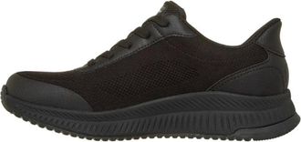 Skechers Bobs Squad 4 - Essential Look - Dames - Sport - Zwart - Maat: 39 EU Leer