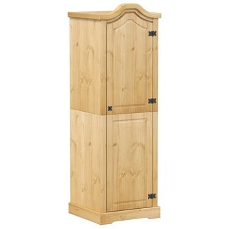 vidaXL Armario Corona Madera Maciza De Pino 55x52x170 Cm Vidaxl